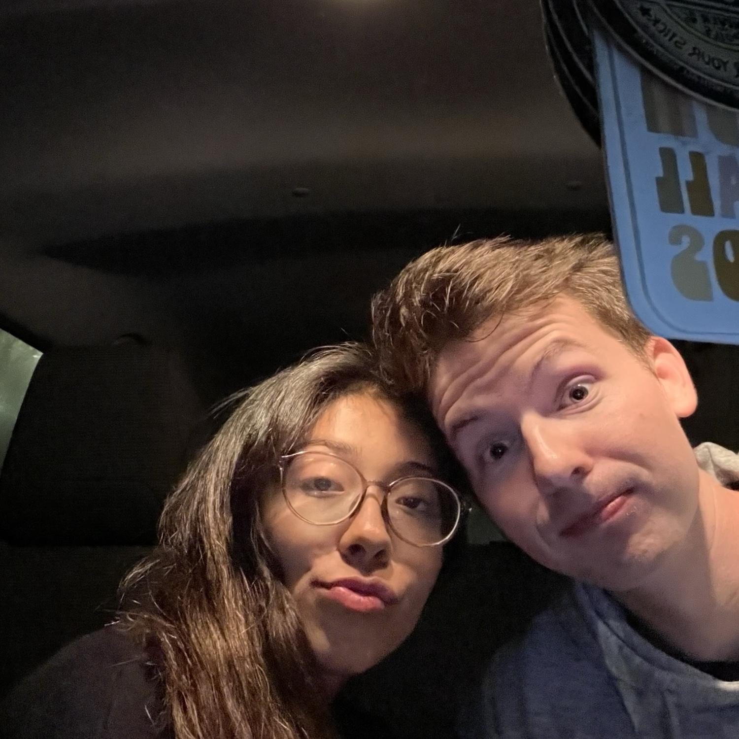 moments after Robert asked, "Will you be my gf?"