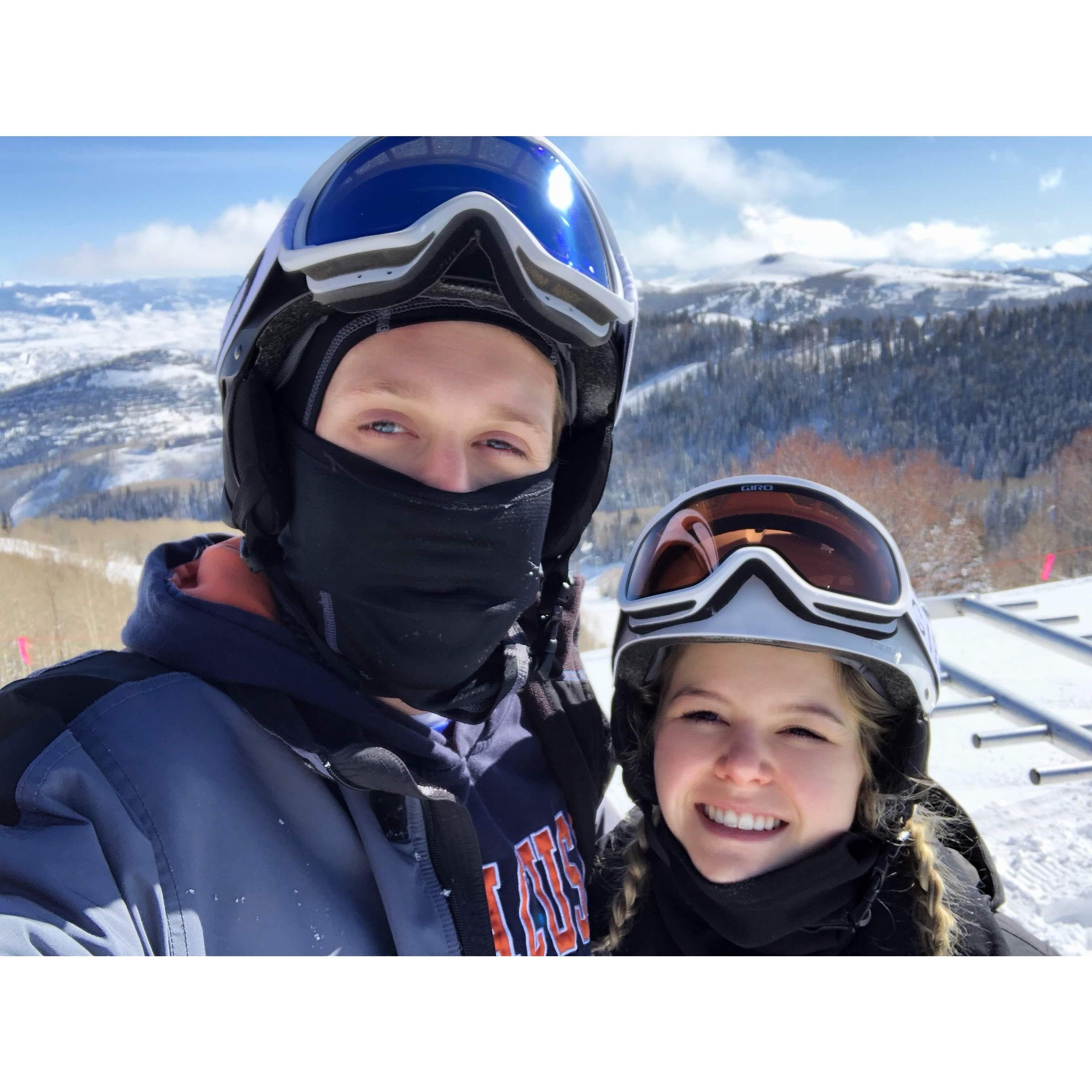 Skiing in Park City, Utah