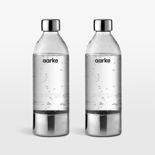 Aarke Replacement Bottle for Carbonator III, Set of 2