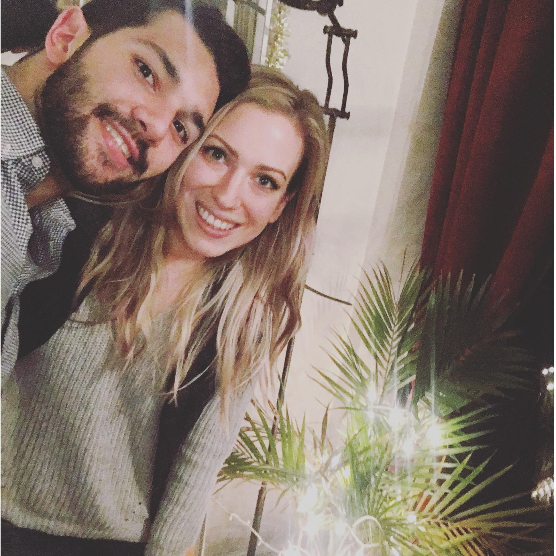 Bill Franklin the Palm, he was our first Christmas tree.