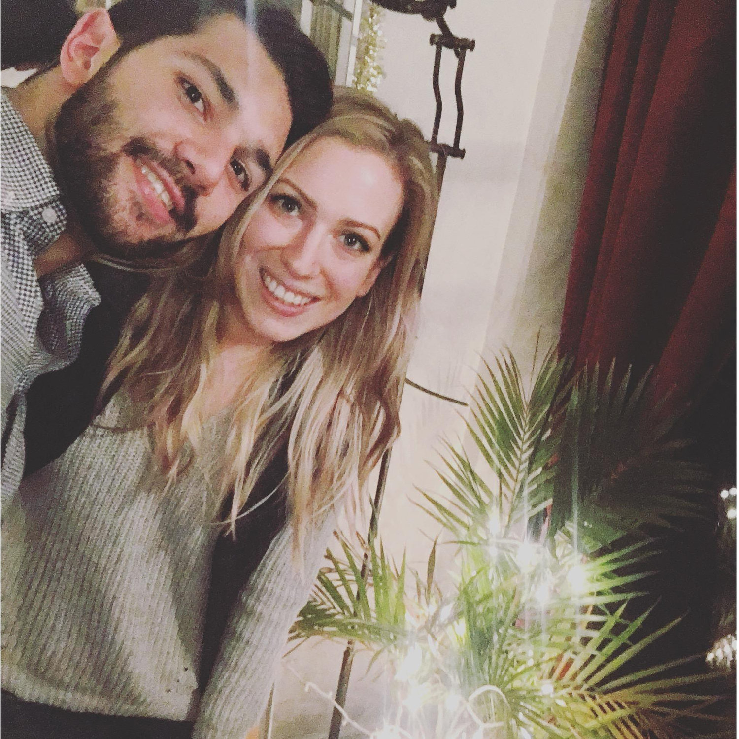 Bill Franklin the Palm, he was our first Christmas tree.
