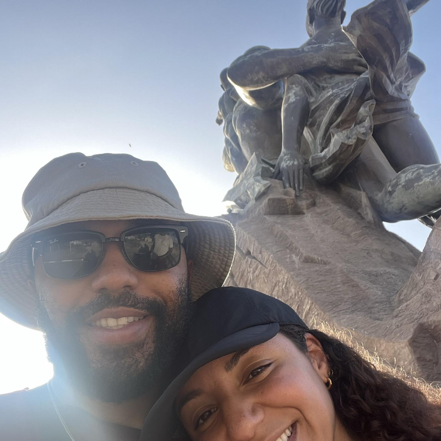 African Renaissance Monument in Dakar Senegal