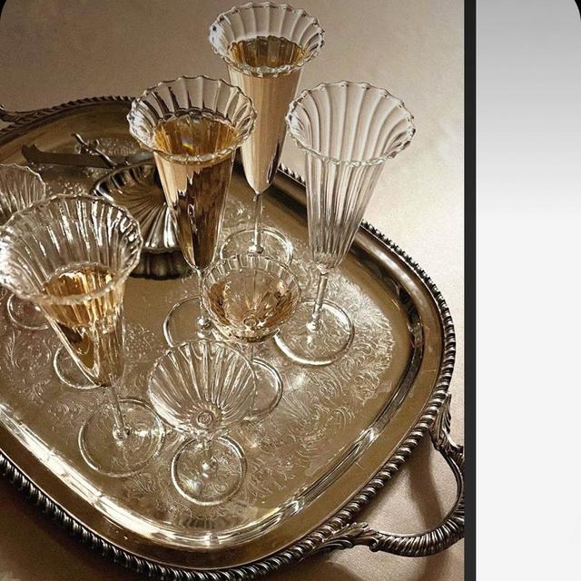 Angel Fluted Champagne Glasses (set of 4)