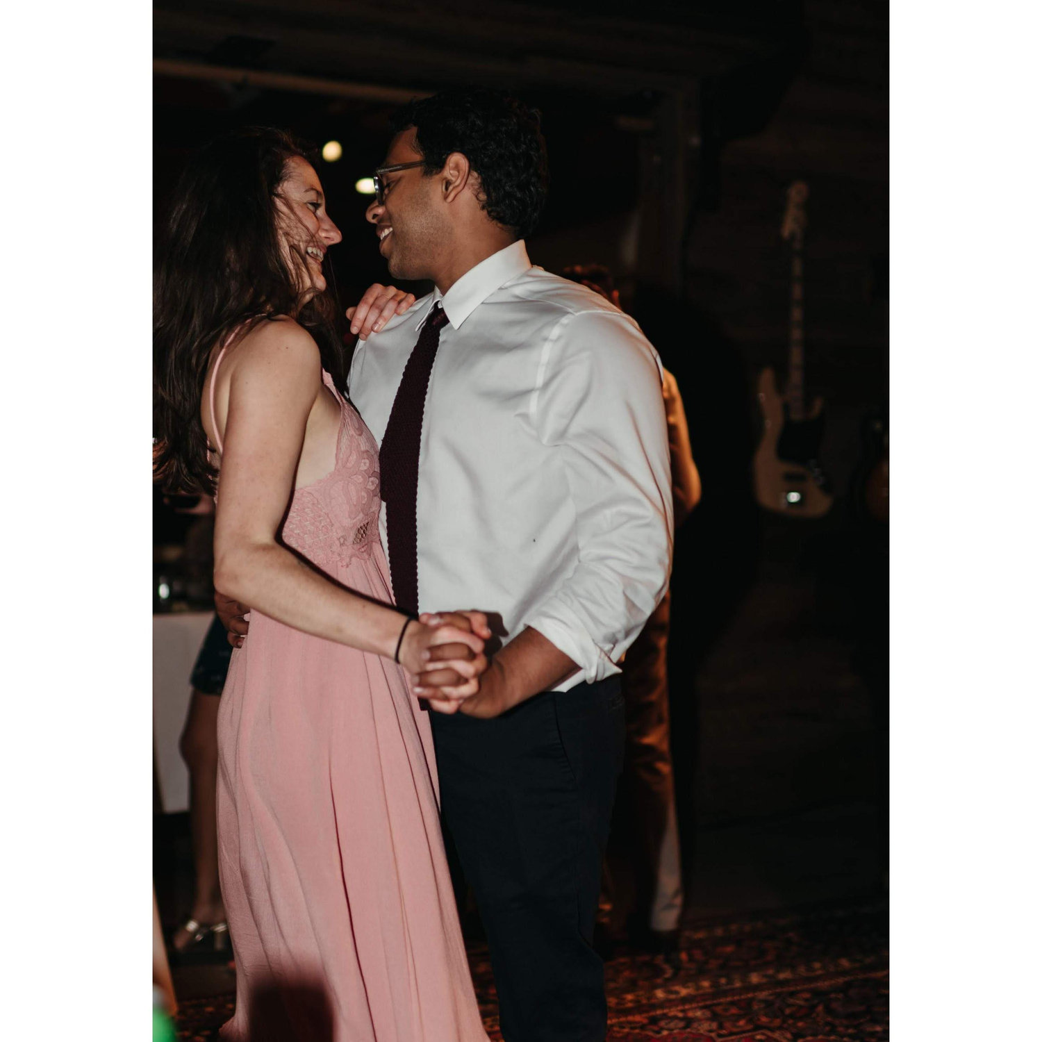Our first wedding together, June 2022