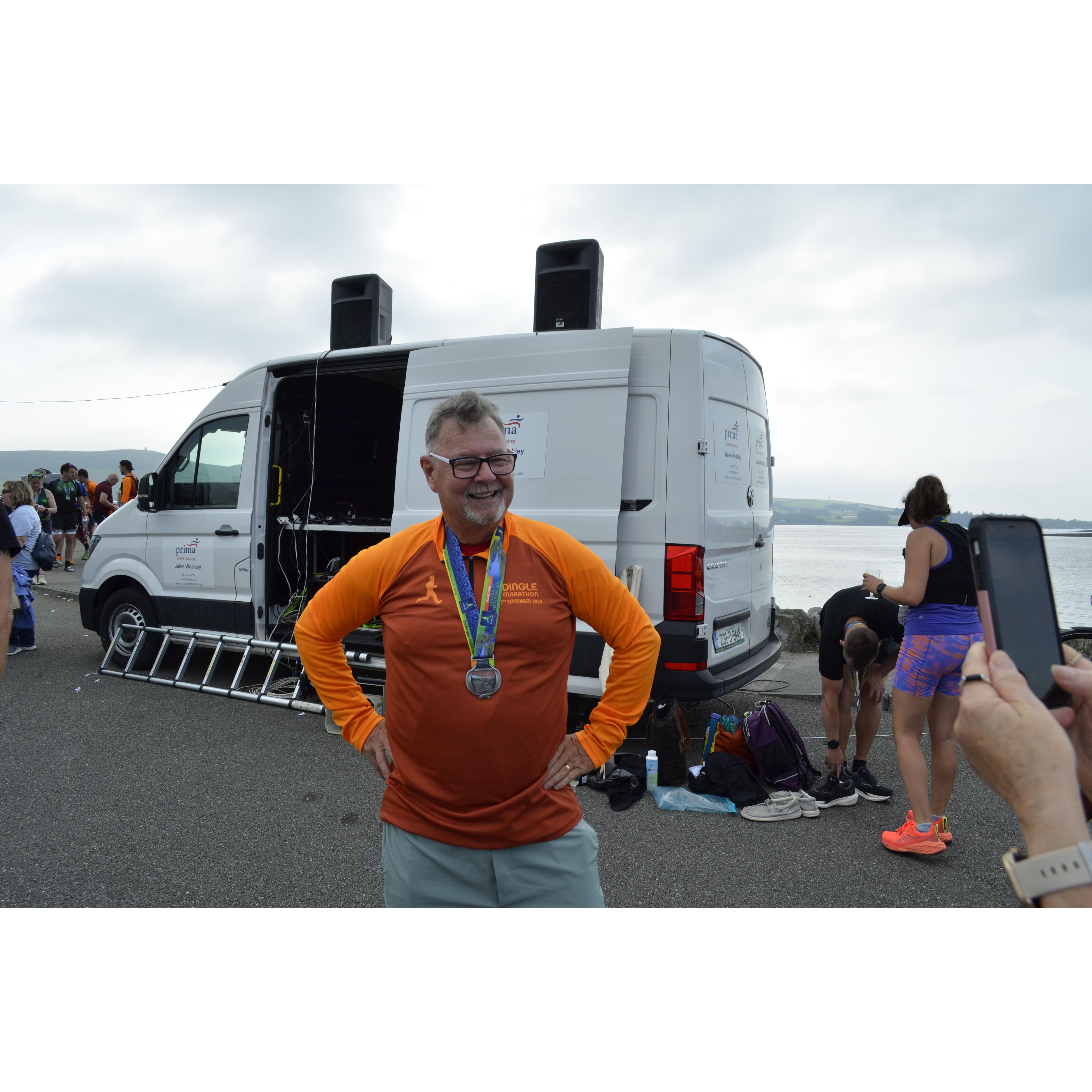 Finbarr's first marathon
