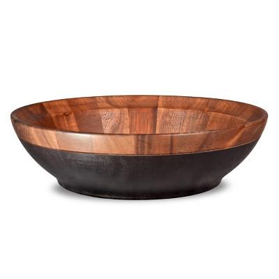 Noritake Kona Wood Accents Large Serving Bowl