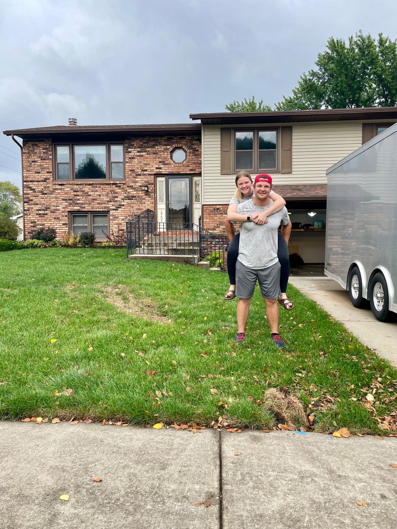 Our first joint move to Iowa was a rental in Bettendorf. We spent a year being in town close to friends and figuring out where we might want to settle longer term.