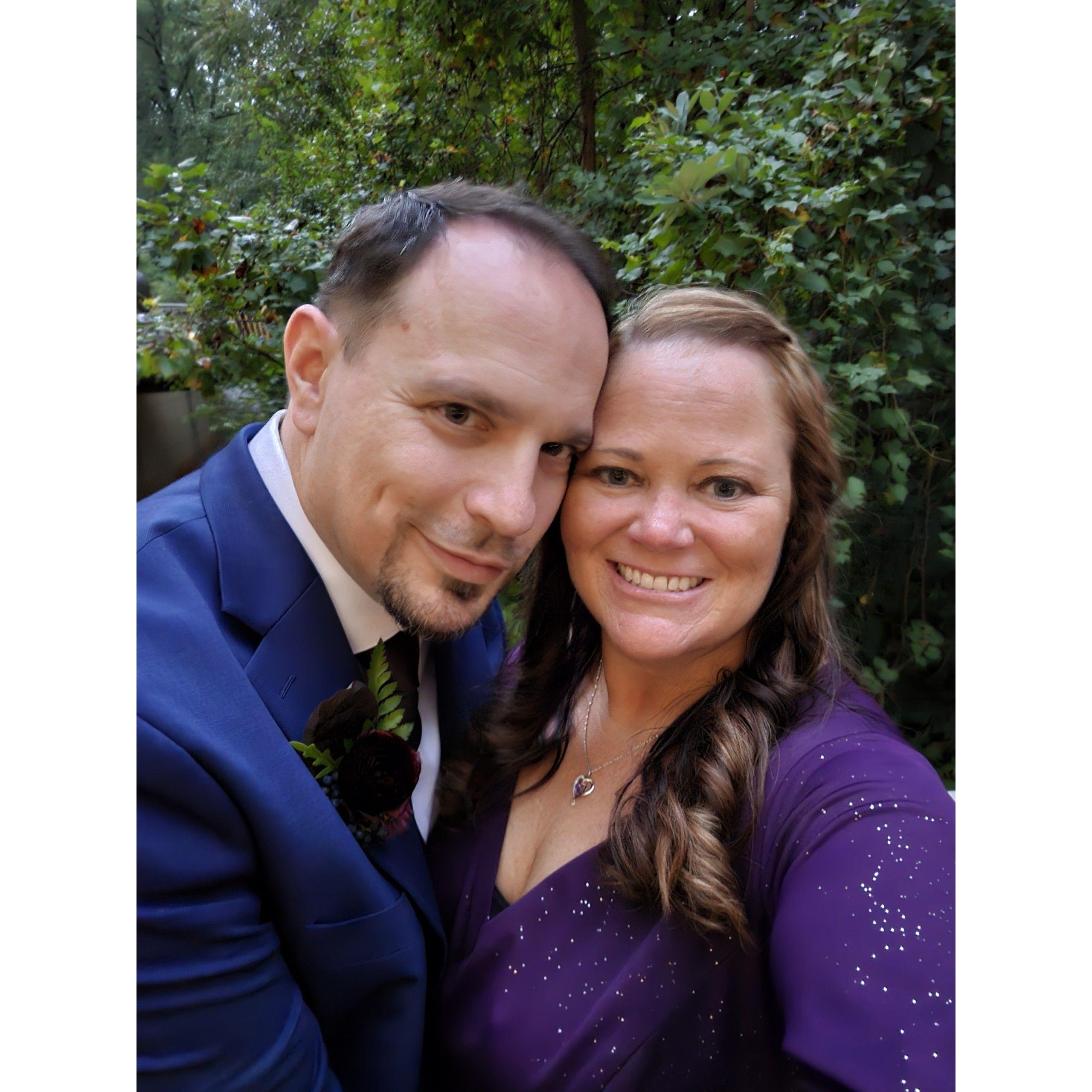 At a friend's wedding - Sept 2024