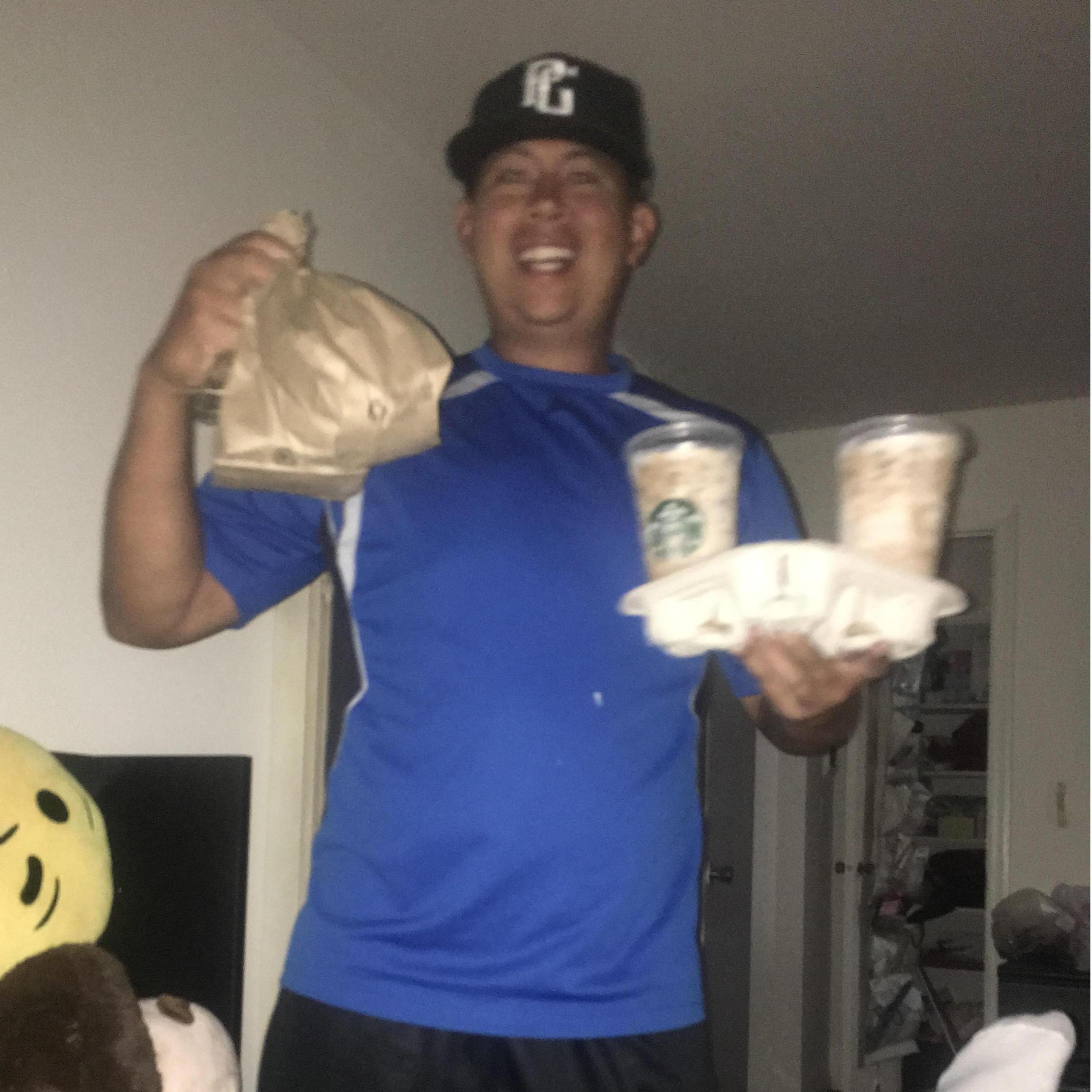 This man has always known the way to my heart.....