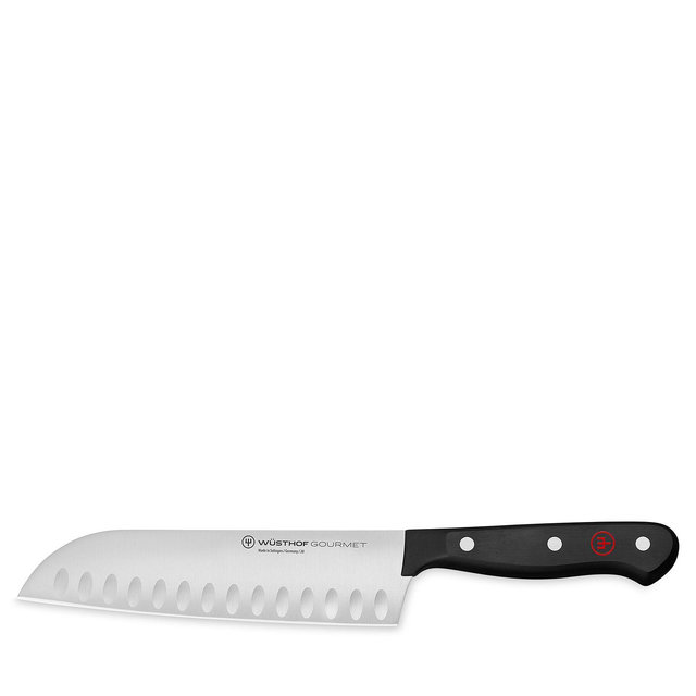 Wusthof Gourmet 7" Hollow-Edge Santoku Knife
