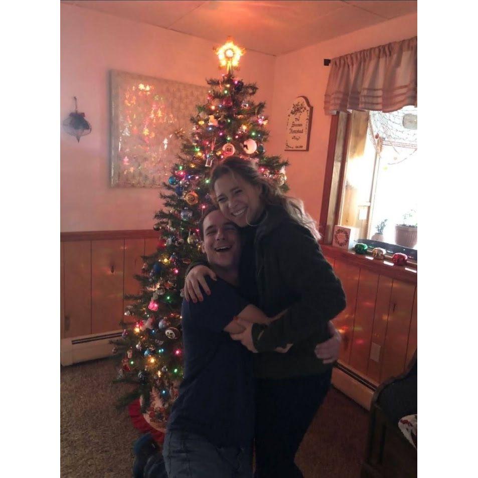 Our first Christmas together at the lake!