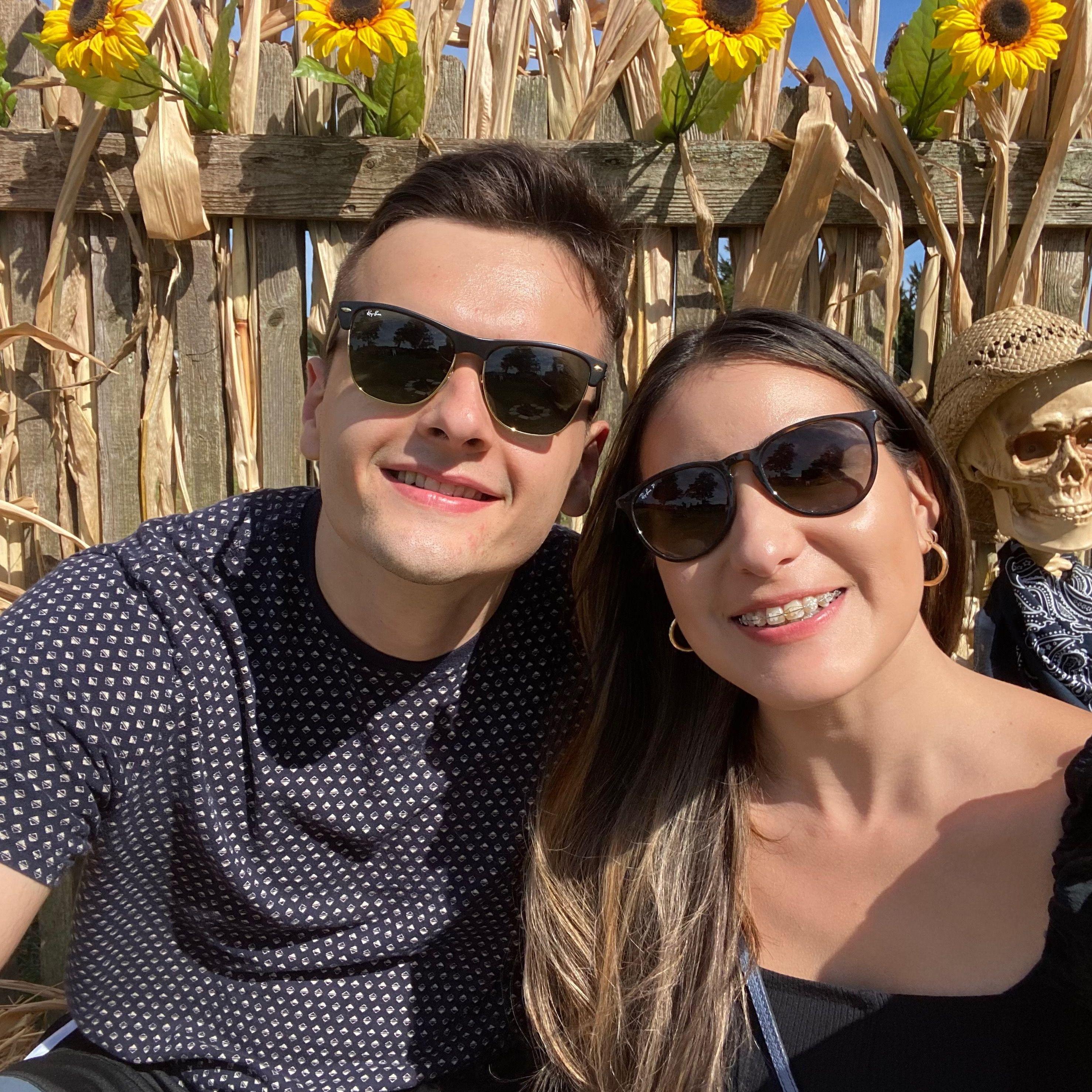 Pumpkin picking at Snyder's Farm
