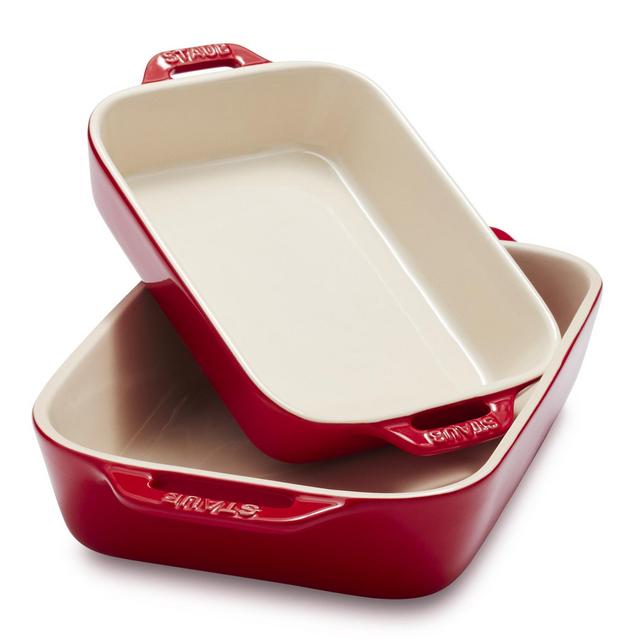 Staub Ceramic Rectangular Baking Dishes, Set of 2
