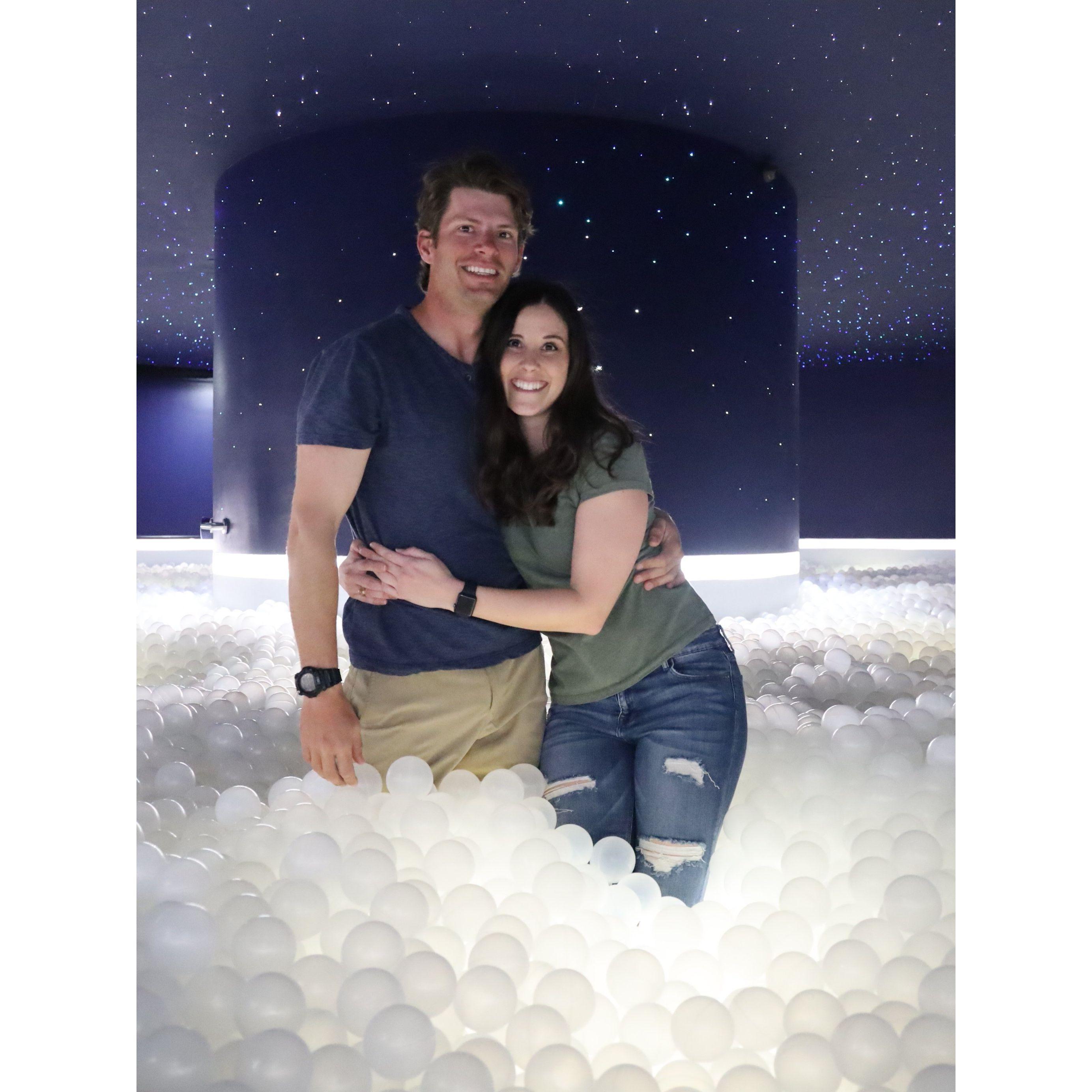 Being the kids we are at Color Factory