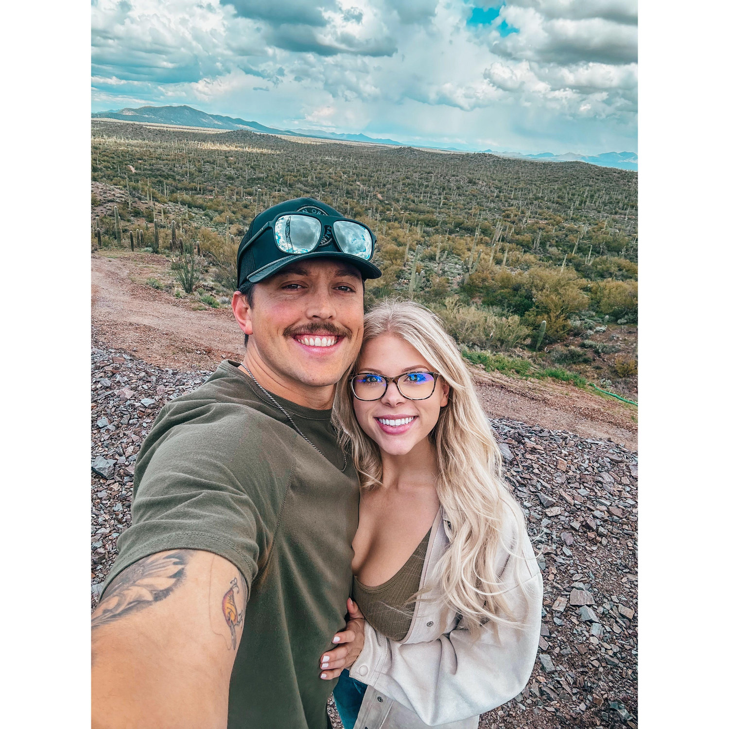St. Patricks day! We took Chase's Truck off-roading in the desert and found the cutest dive bar for lunch!