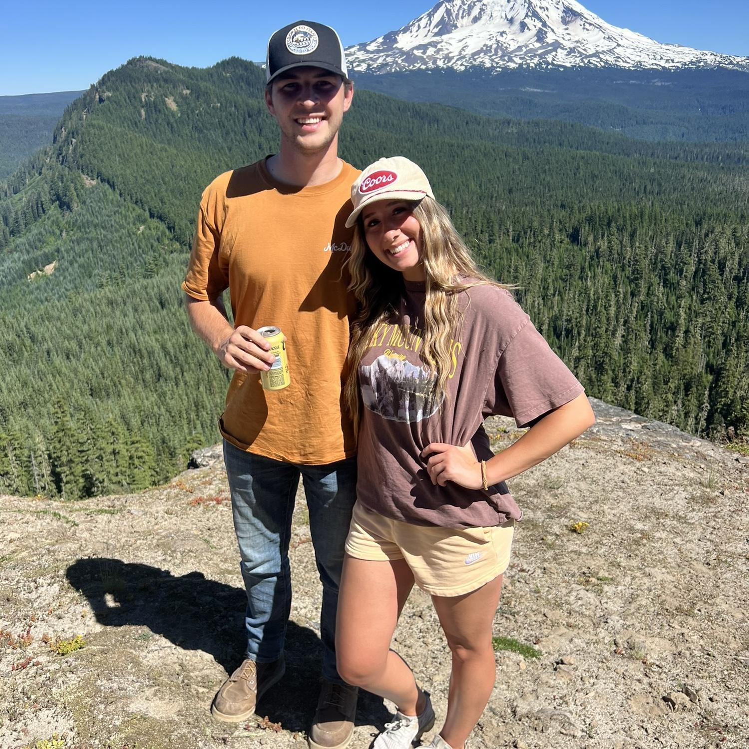 More from our camping trip. Look at that view!