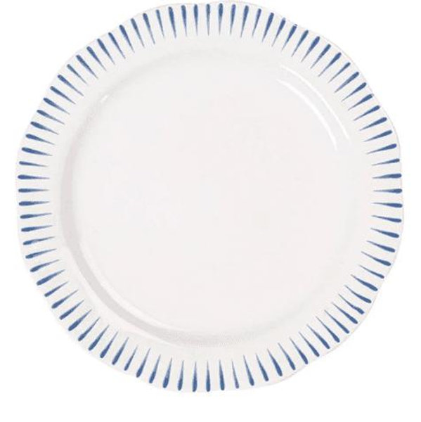 Sitio Stripe Delft Blue Dessert/Salad Plate - CarefulPeach Boutique