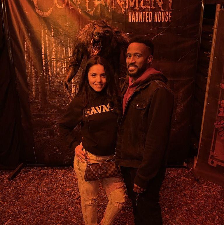 First hunted house we went to, we laughed so much. It was a great time.