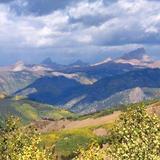 See the mountain range at Windy Point