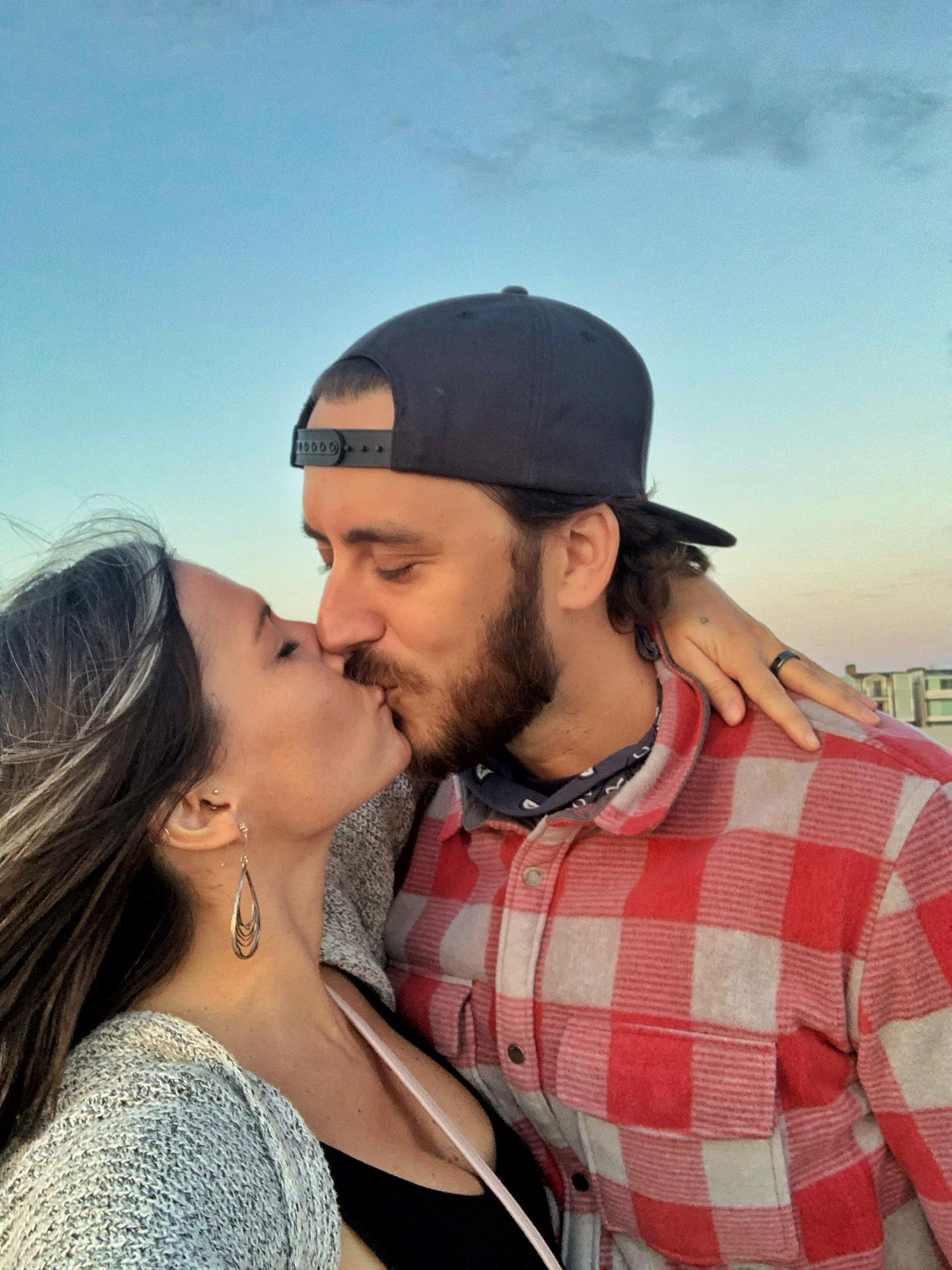 Nothing like kissing on the beach ;)