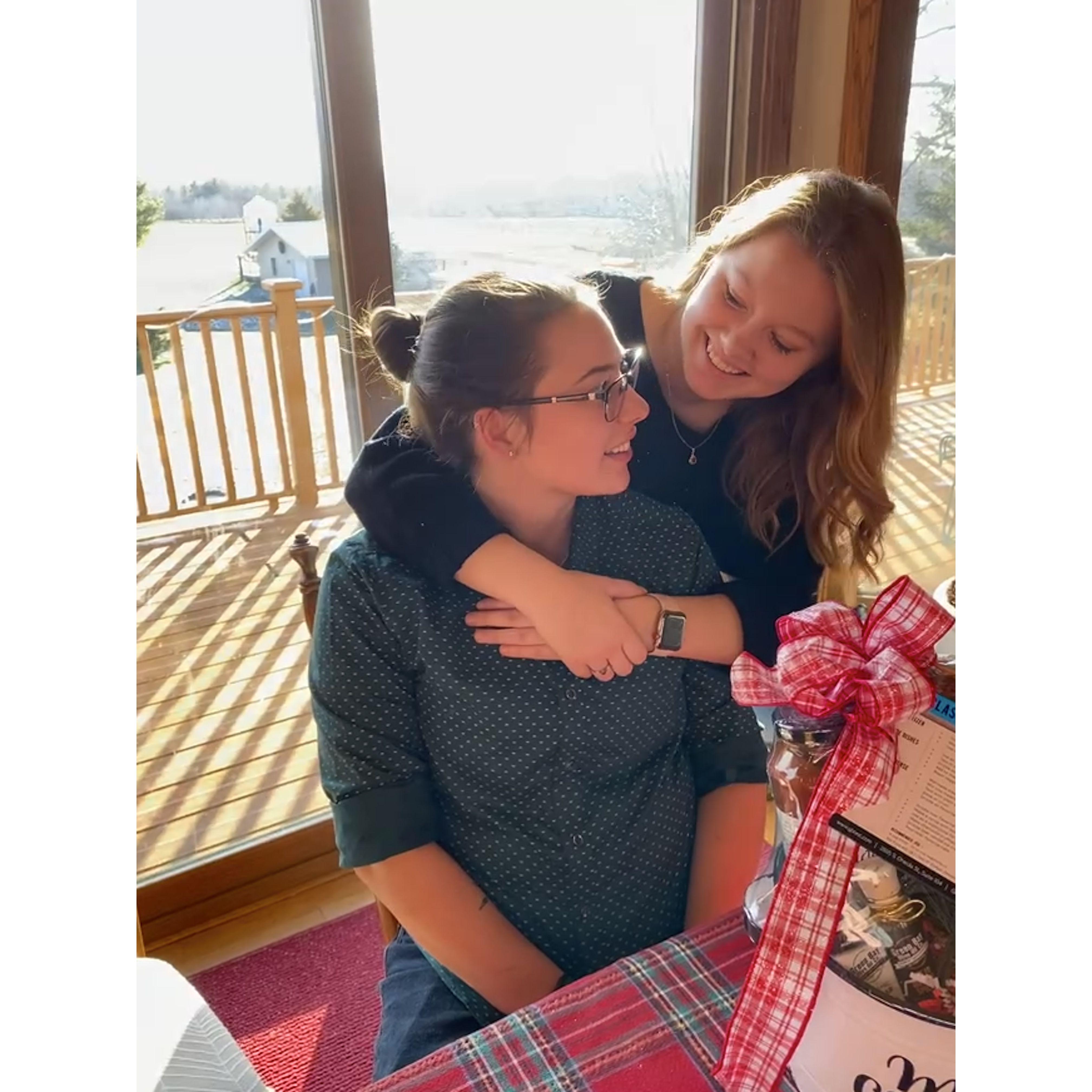 Our first Christmas together.