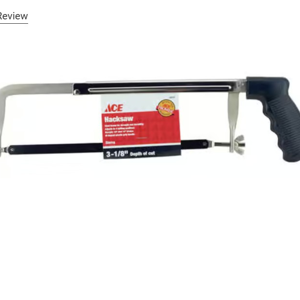 Ace 12 in. Carbon Steel Economy Hacksaw Silver 1 pc