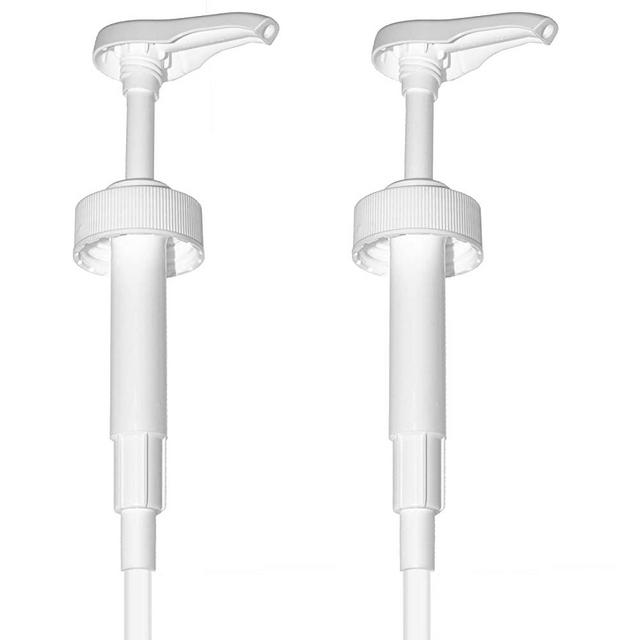Gallon Pump Dispenser - for Plastic or Glass Bottles – Heavy-Duty Leak Proof for Commercial and Household Use - Plastic Pump for 1 Gallon Jug  – Non-BPA Plastic (Pack of 2)