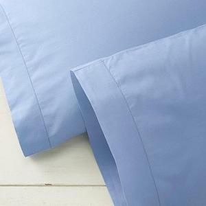 280-Thread-Count Pima Cotton Percale Pillowcases, Set of Two in White
