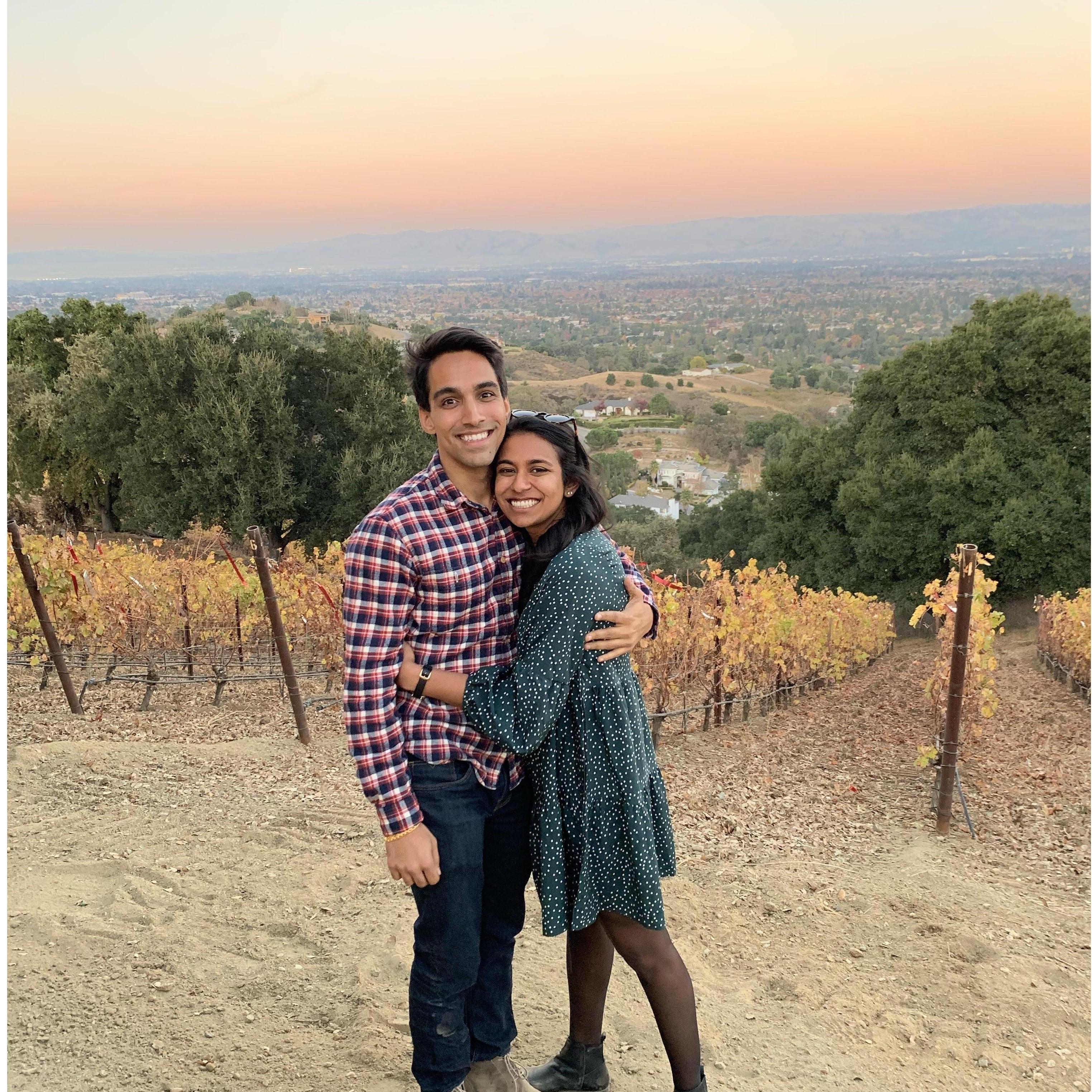 Celebrating our engagement with friends & family at House Winery!