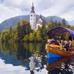 Take a boat out to Bled island