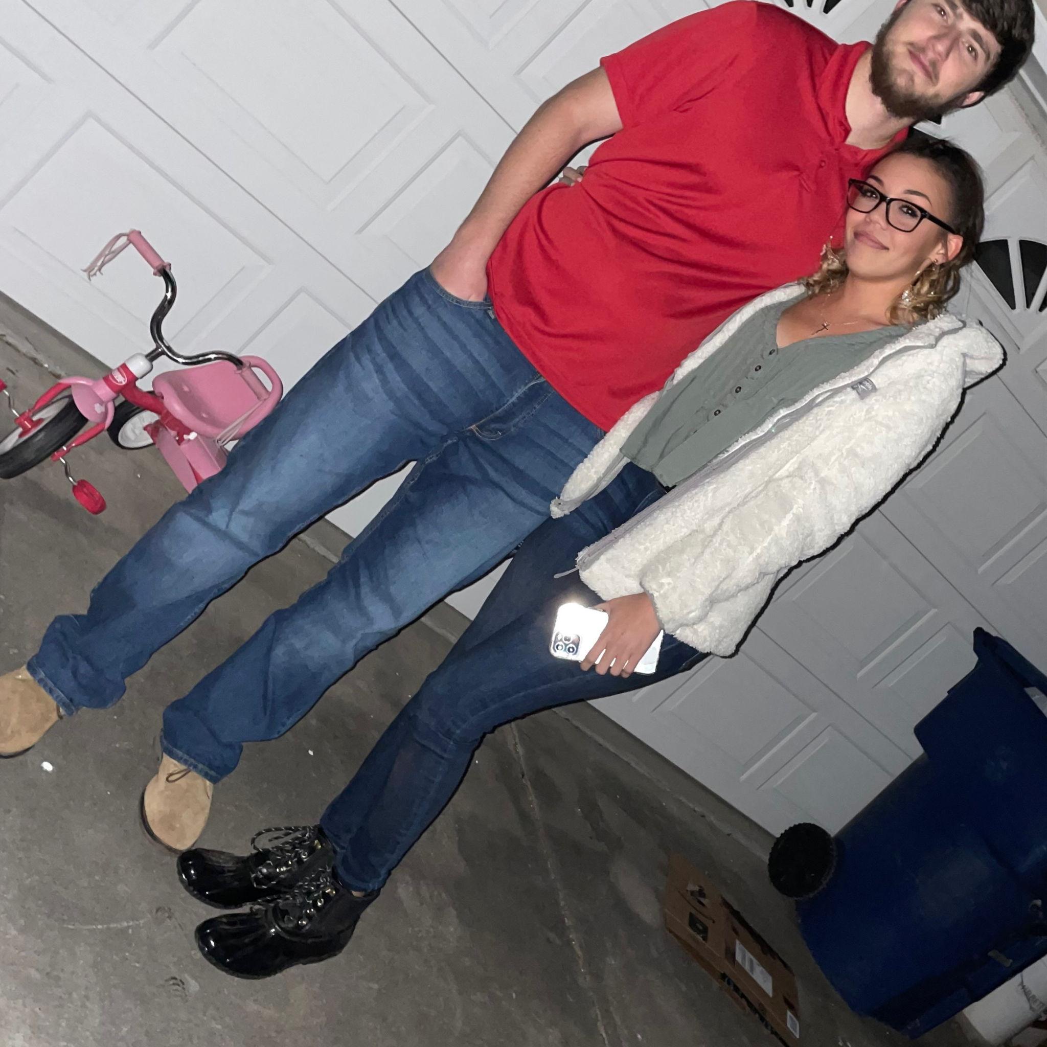 One of our first pictures together as a couple in 2021.