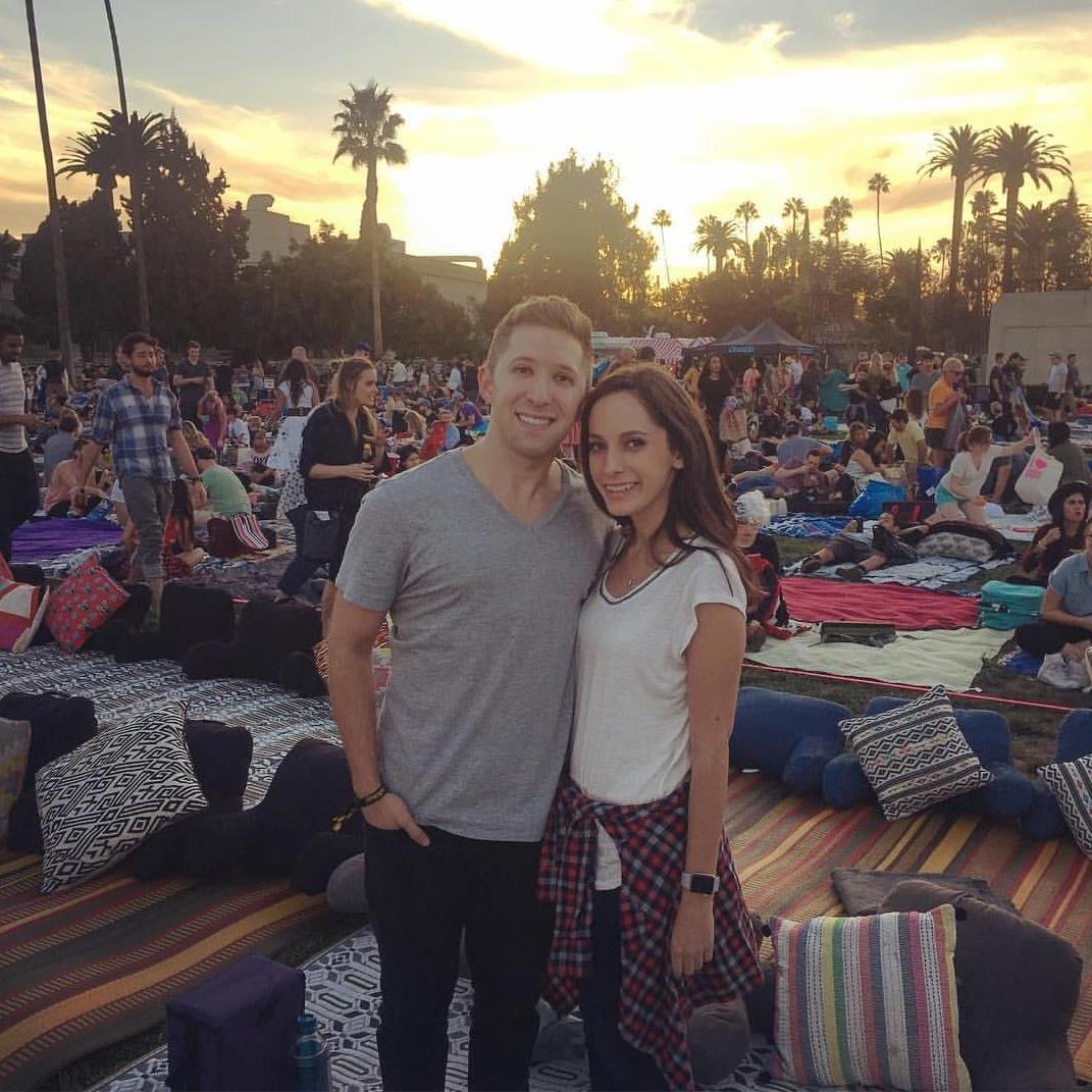 Hollywood Forever Cemetery movie night. March 2017