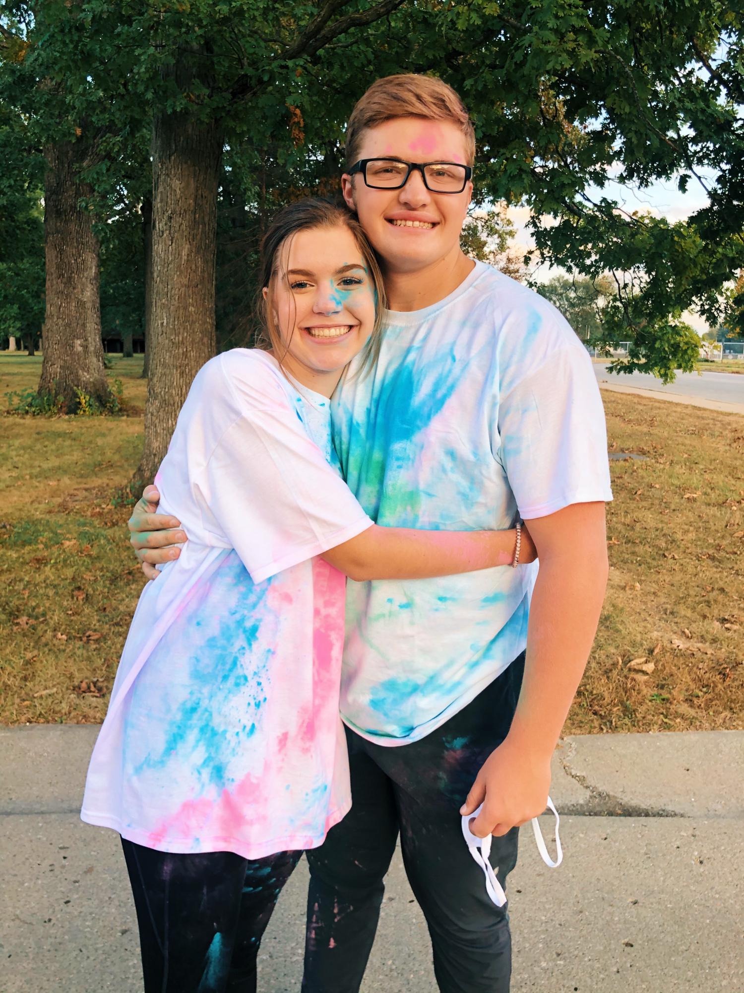 Color Run put on by our school. October 2, 2020