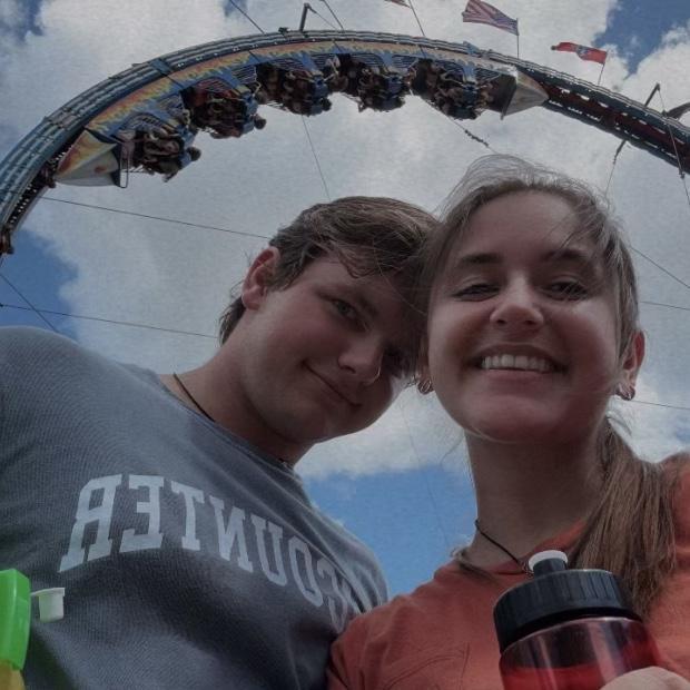 Ask one of us to tell you the story behind this joke. "The lemonade......it's moving."