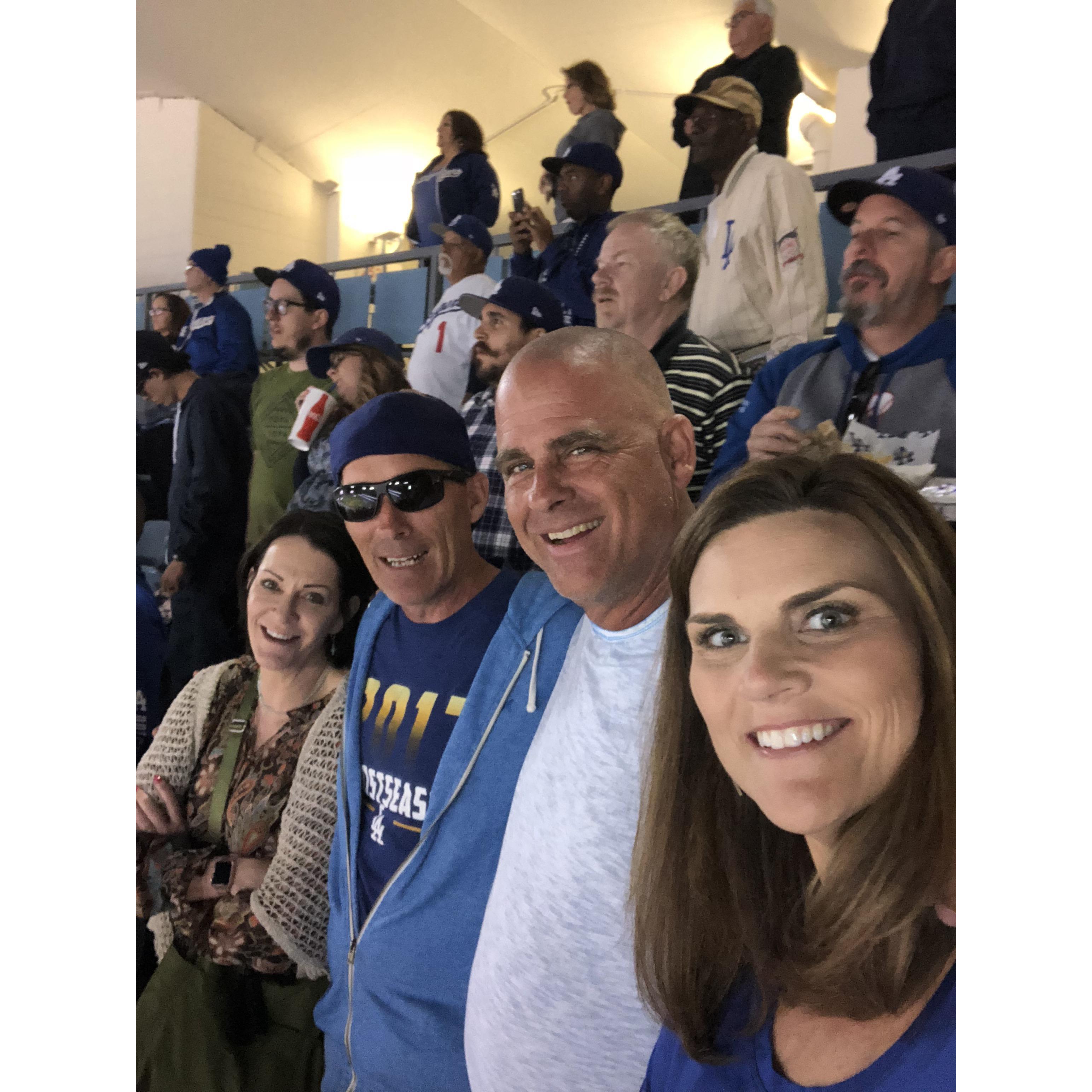 Dodger Game with Rob and Jenn