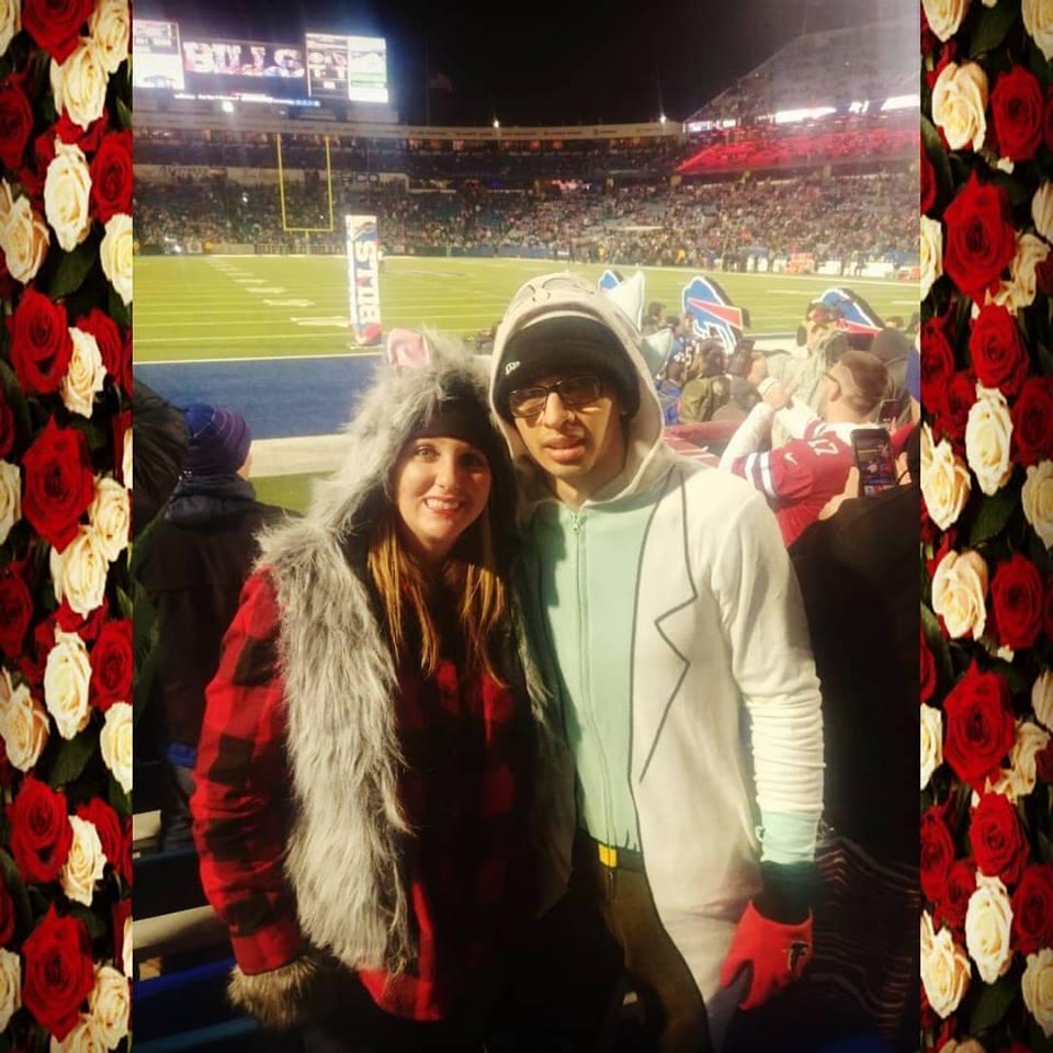 Our 7th Annual Stadium photo on Halloween New England Patriots vs. Buffalo Bills. Saw Tom Brady play just to saw we saw him live 2018
