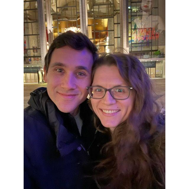 Our first photo together