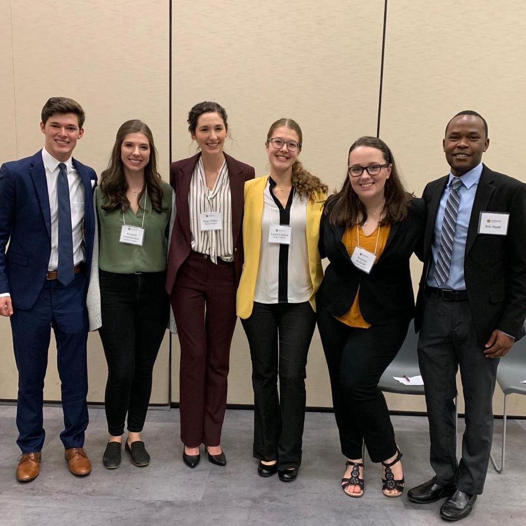 We first met at a KSU Honors event in November 2019. A professor and mentor to us both introduced us and said "Maybe you should meet up when you both move to NC for graduate school!"