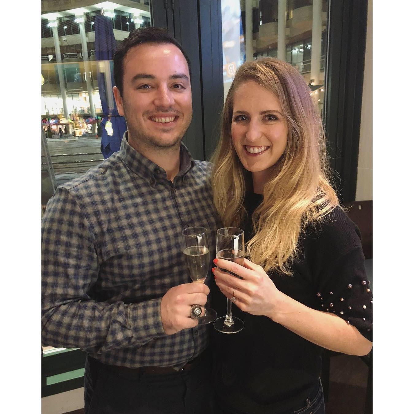 Just after the proposal!