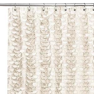 Gigi Ivory Shower Curtain