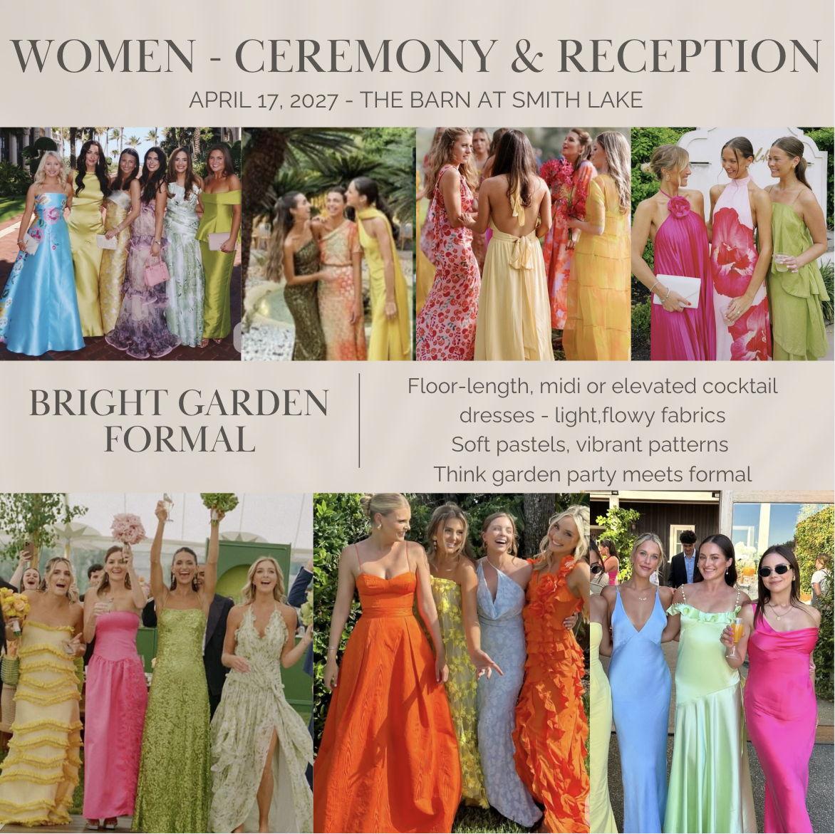 Women - Ceremony & Reception Outfit Inspiration