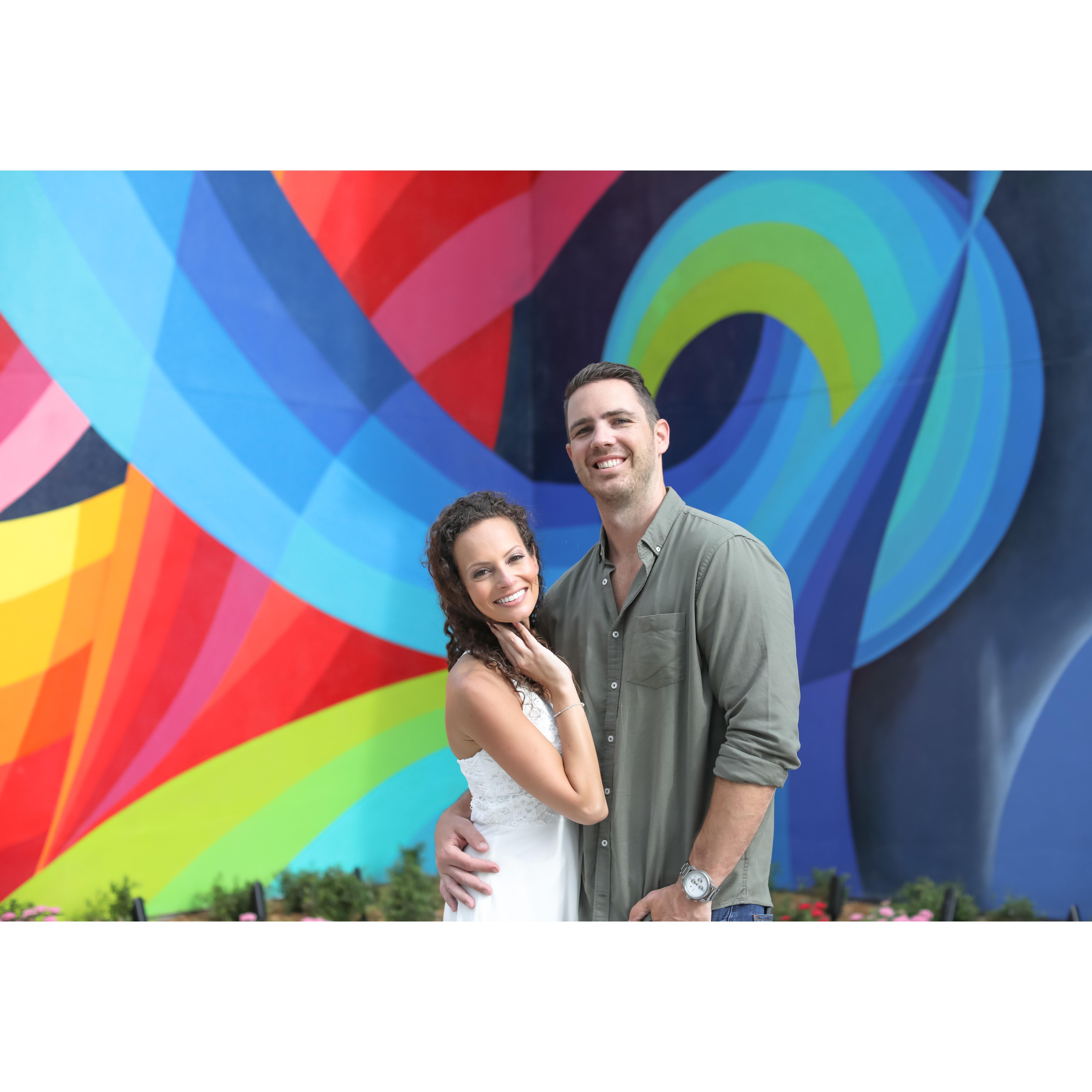 Engagement pictures in Downtown St. Petersburg
