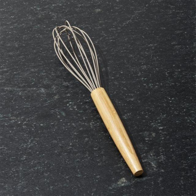 Silicone Whisk with Bamboo Handle