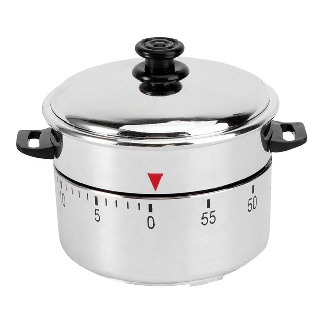 HANABASS Mechanical Kitchen Timer 60 Minutes Rotating Countdown Timer for Cooking Baking and Home Use Easy to Read Numbers Loud Alarm Battery-Free Design Compact 3.14X2.59X2.40 Inch