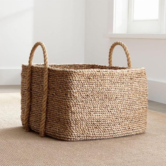 Tyler Square Basket With Rope Handle