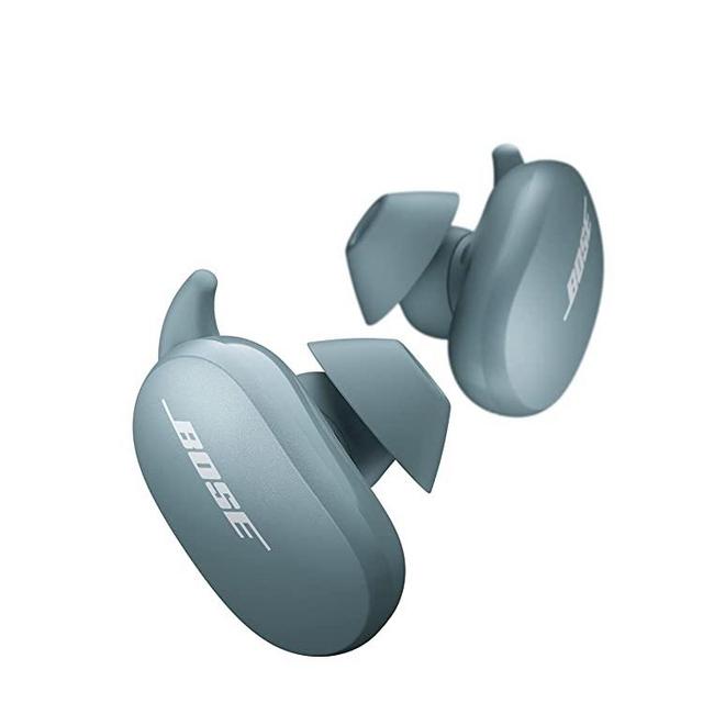Bose QuietComfort Noise Cancelling Earbuds – True Wireless Earphones with Voice Control, Stone Blue, World Class Bluetooth Noise Cancelling Earbuds with Charging Case