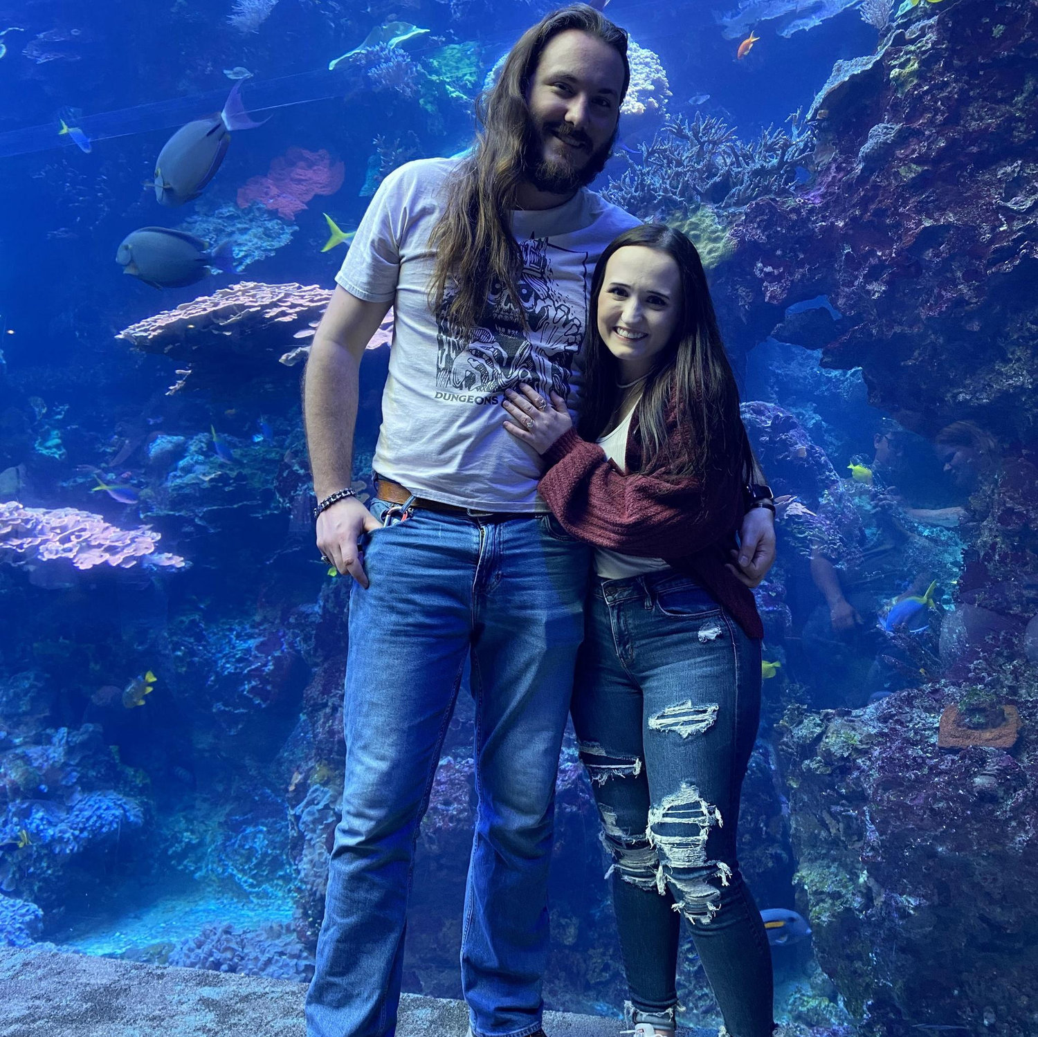2025, Atlanta aquarium with friends :)