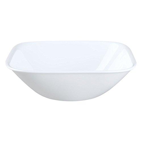 Corelle Square Pure White 22 Ounce Soup/Cereal Bowl (Set of 4)
