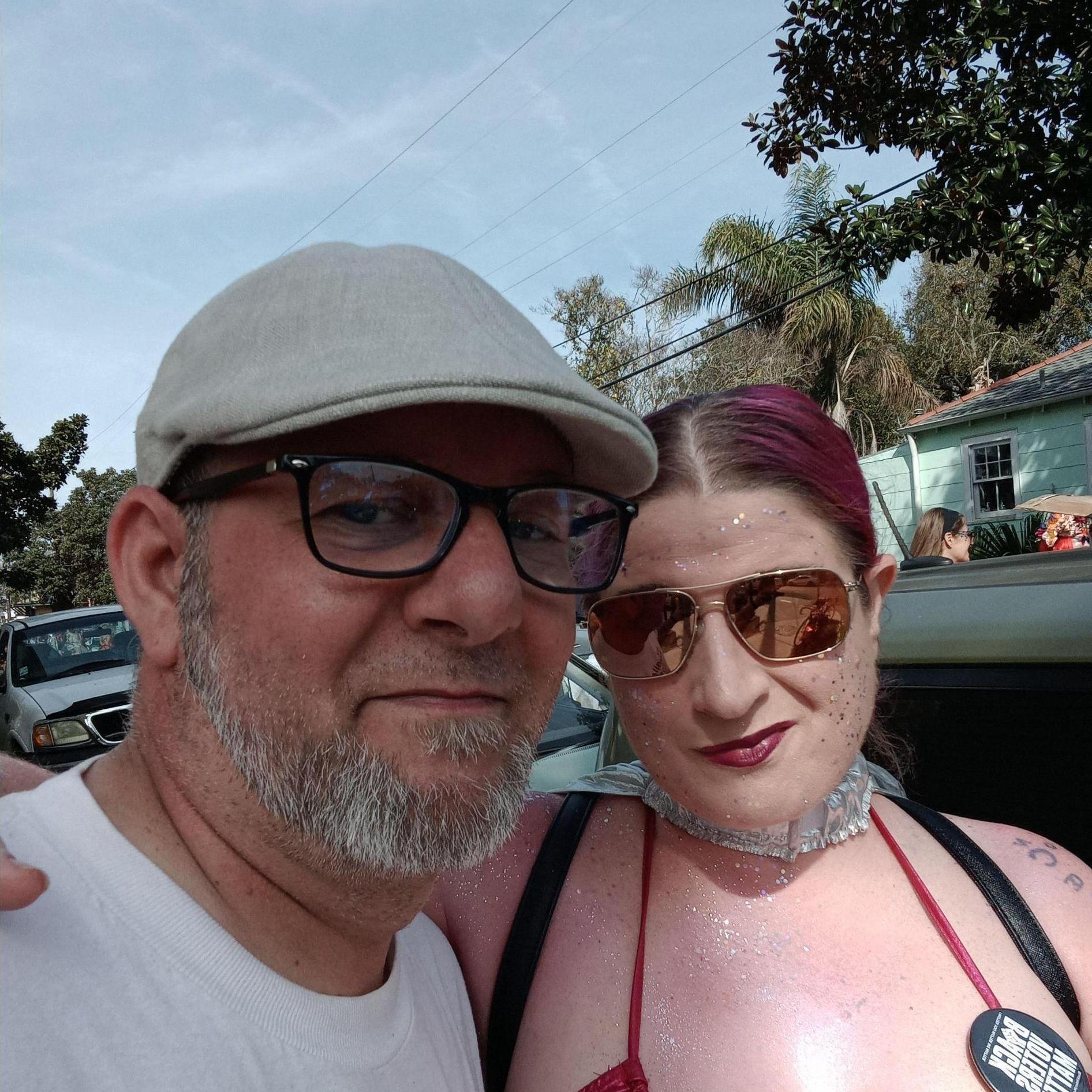 Mardi Gras 2023. We'd been dating less than three months and had just come back from a trip to Fort Walton Beach, FL.