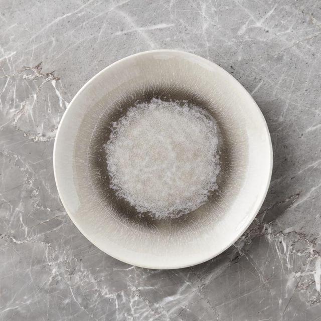 Caspian Grey Reactive Glaze Salad Plate